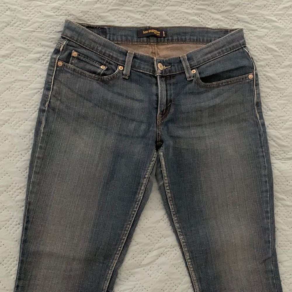 Levi’s too super low 524 jeans